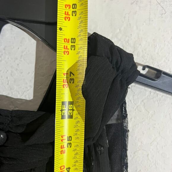 Taylor Lace Halter Cocktail & Party Dress Women's Size 6 Black Sleeveless NEW - Picture 7 of 7